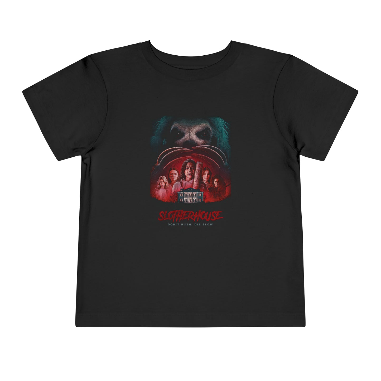 Toddler Slotherhouse Movie Short Sleeve Tee