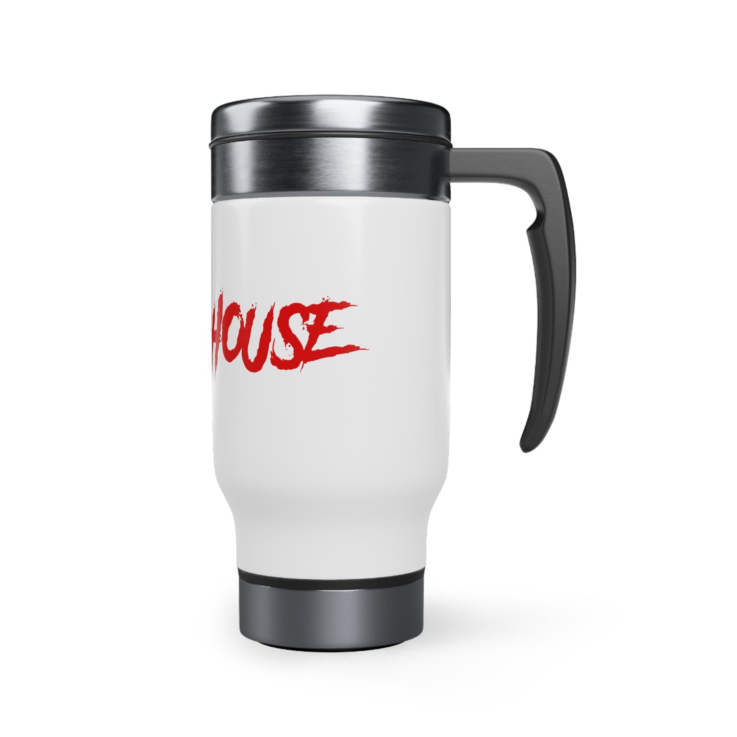 Slotherhouse Logo Stainless Steel Travel Mug with Handle, 14oz