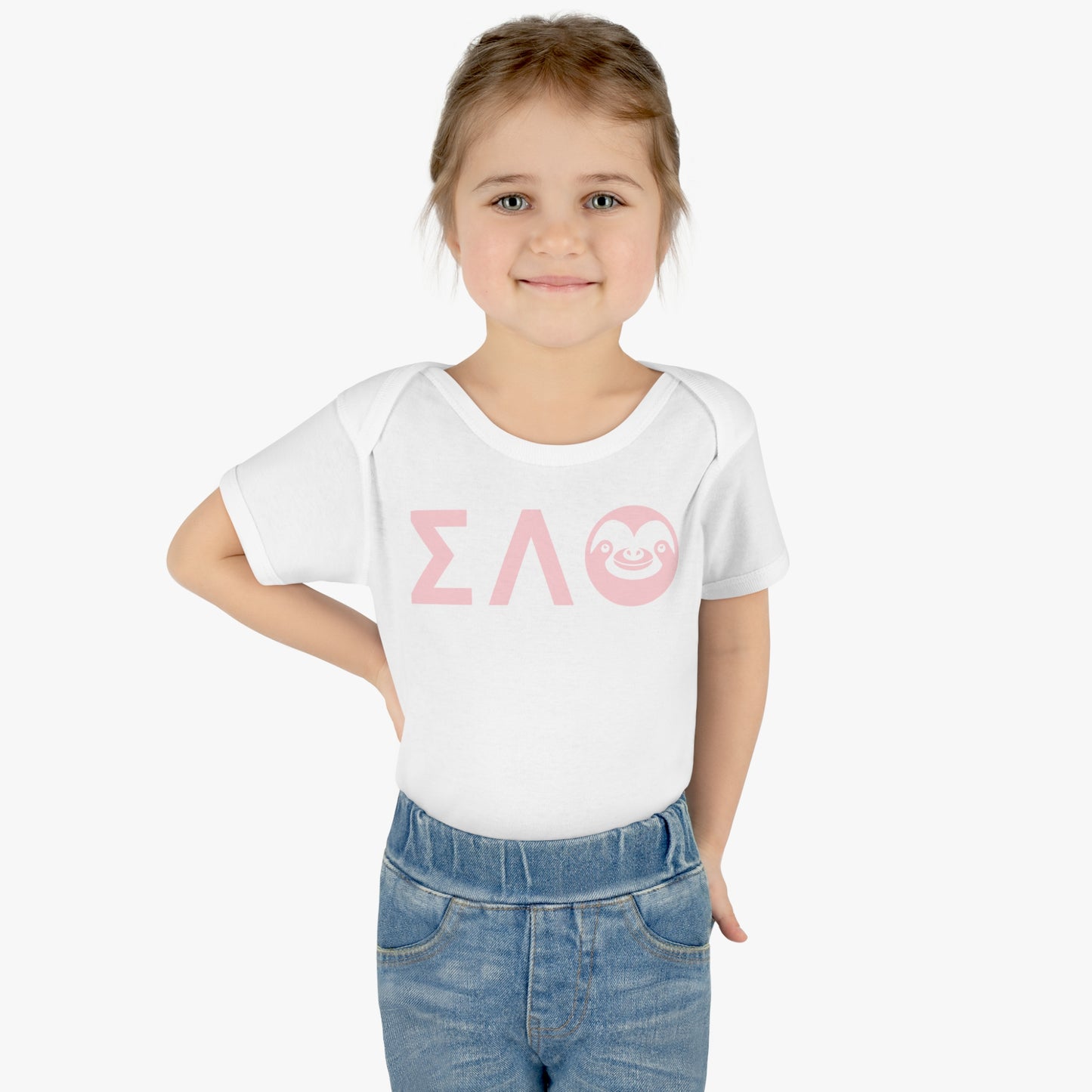 Slotherhouse Greek Infant Baby Rib Bodysuit
