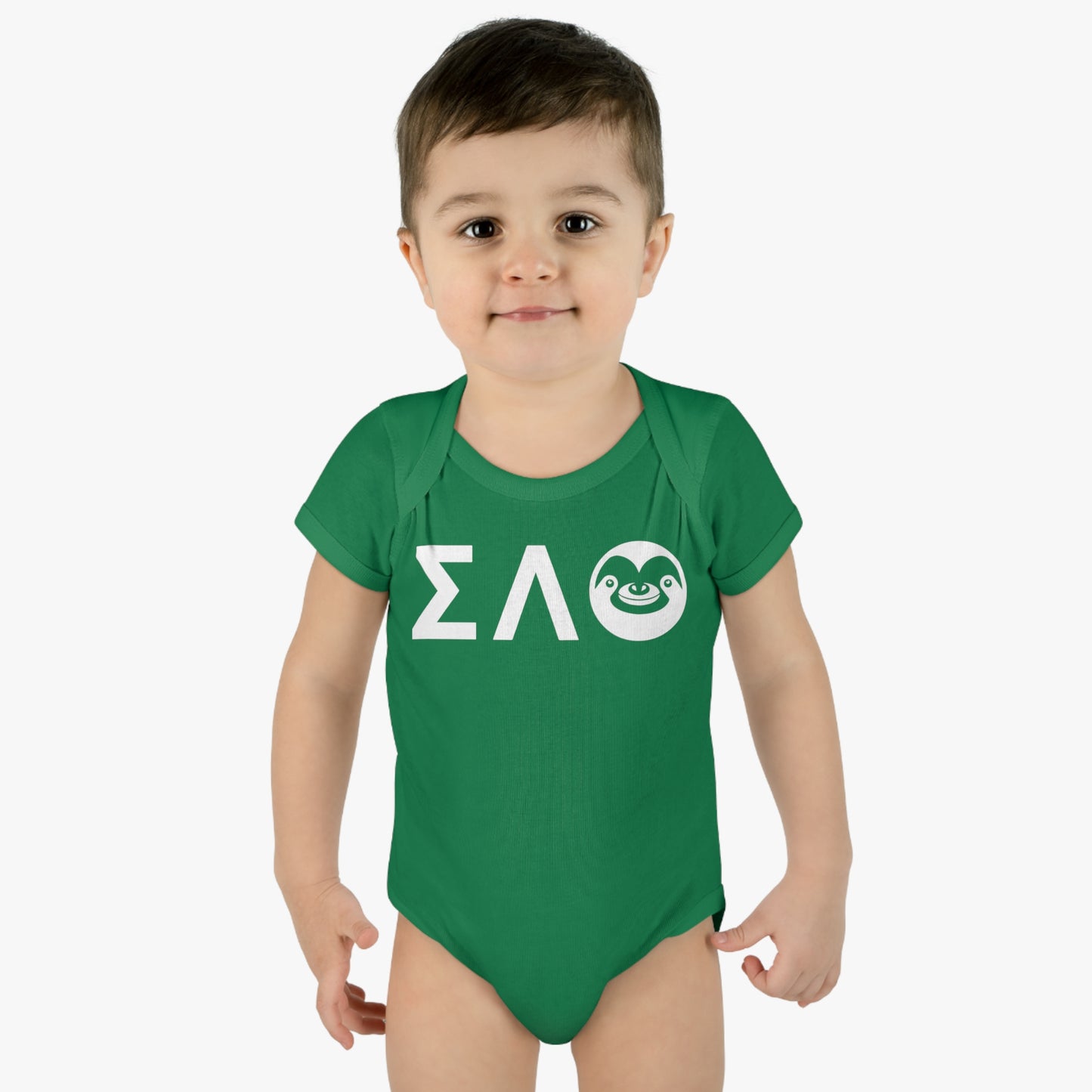 Slotherhouse Greek Infant Baby Rib Bodysuit