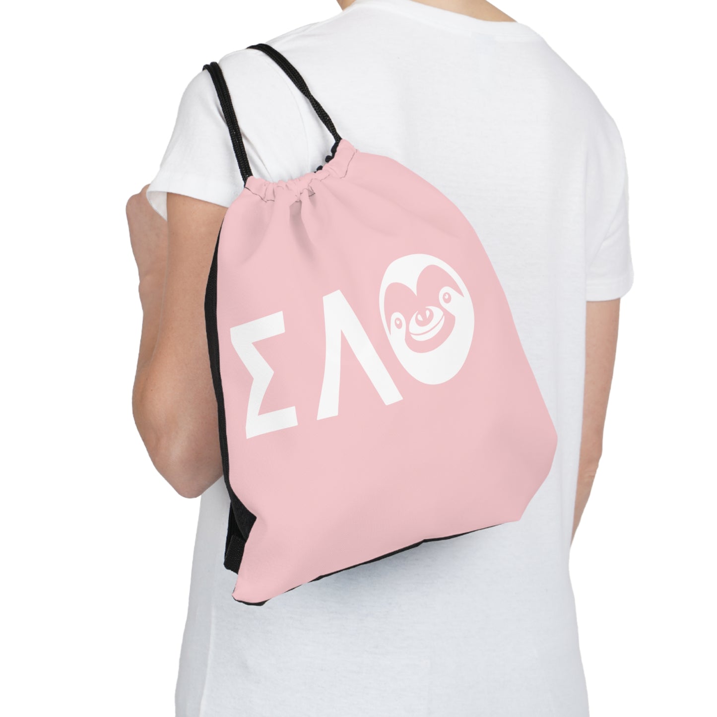 Slotherhouse Greek Drawstring Bag