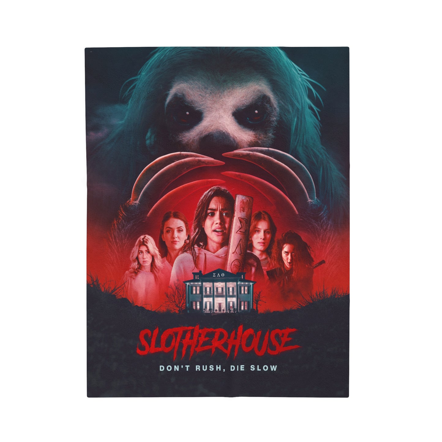 Slotherhouse Theatrical Poster Velveteen Plush Blanket