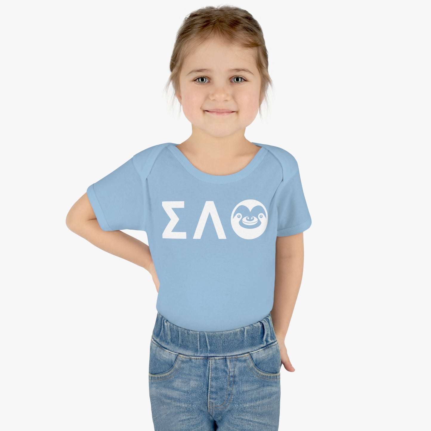 Slotherhouse Greek Infant Baby Rib Bodysuit