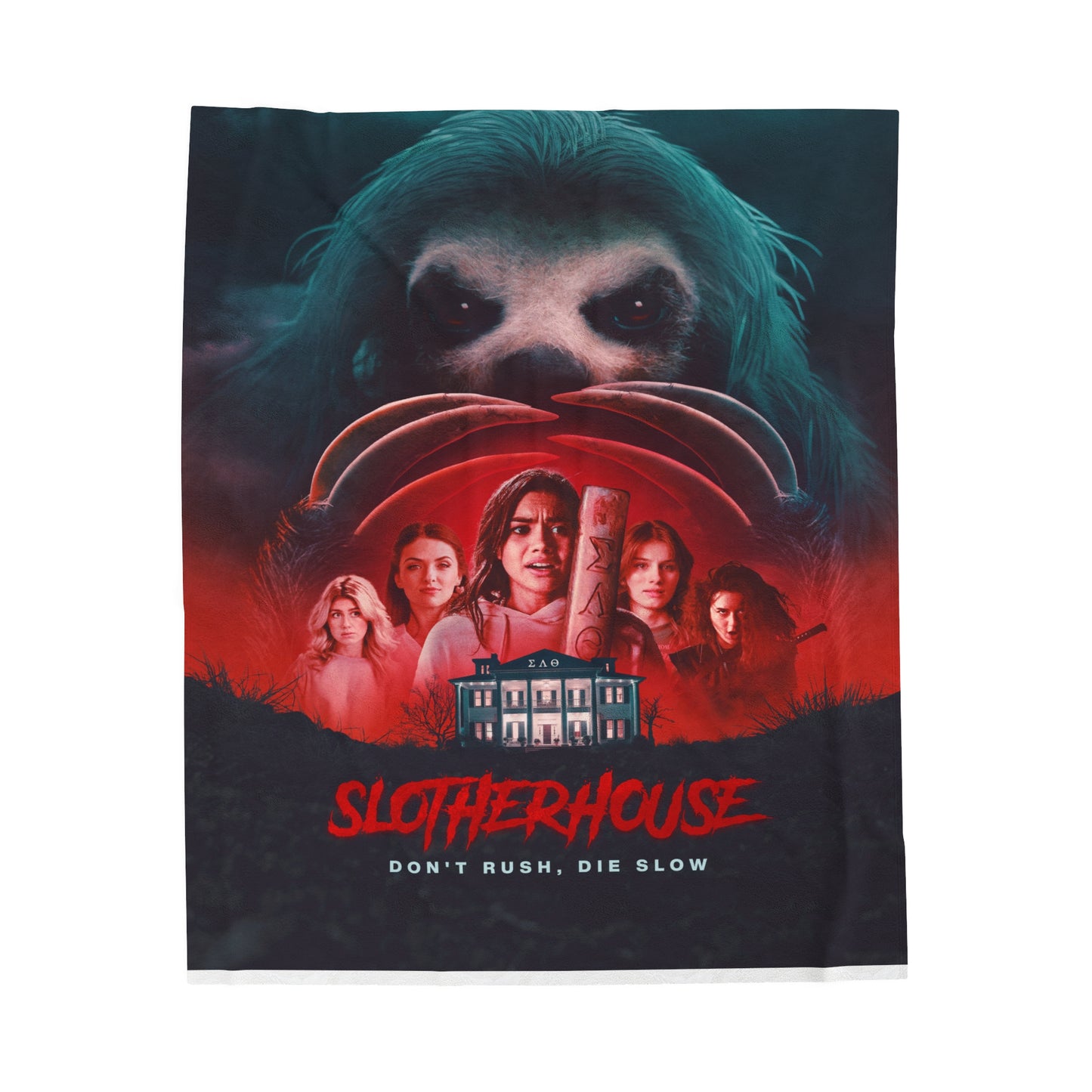 Slotherhouse Theatrical Poster Velveteen Plush Blanket