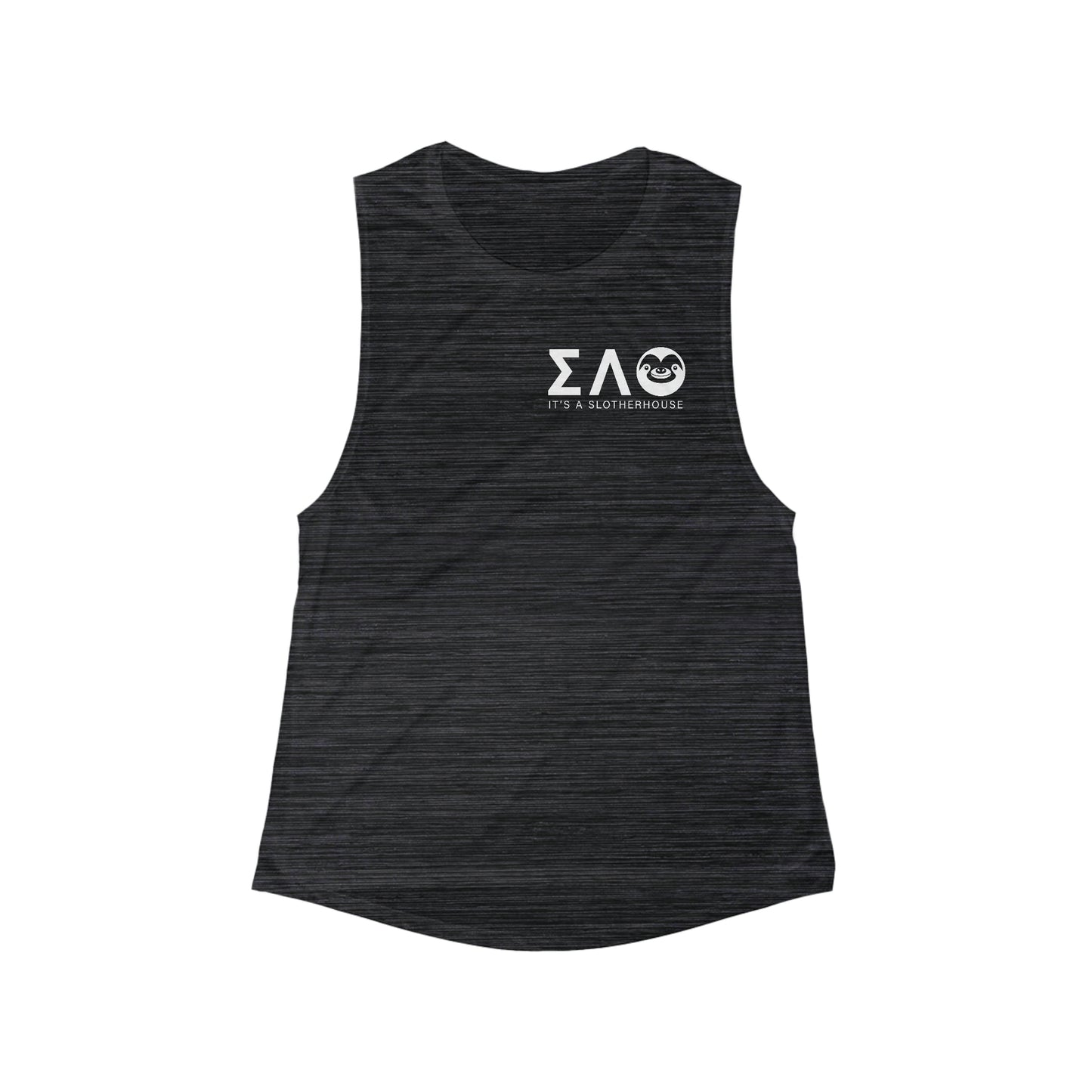 Women's Slotherhouse Greek Flowy Scoop Muscle Tank