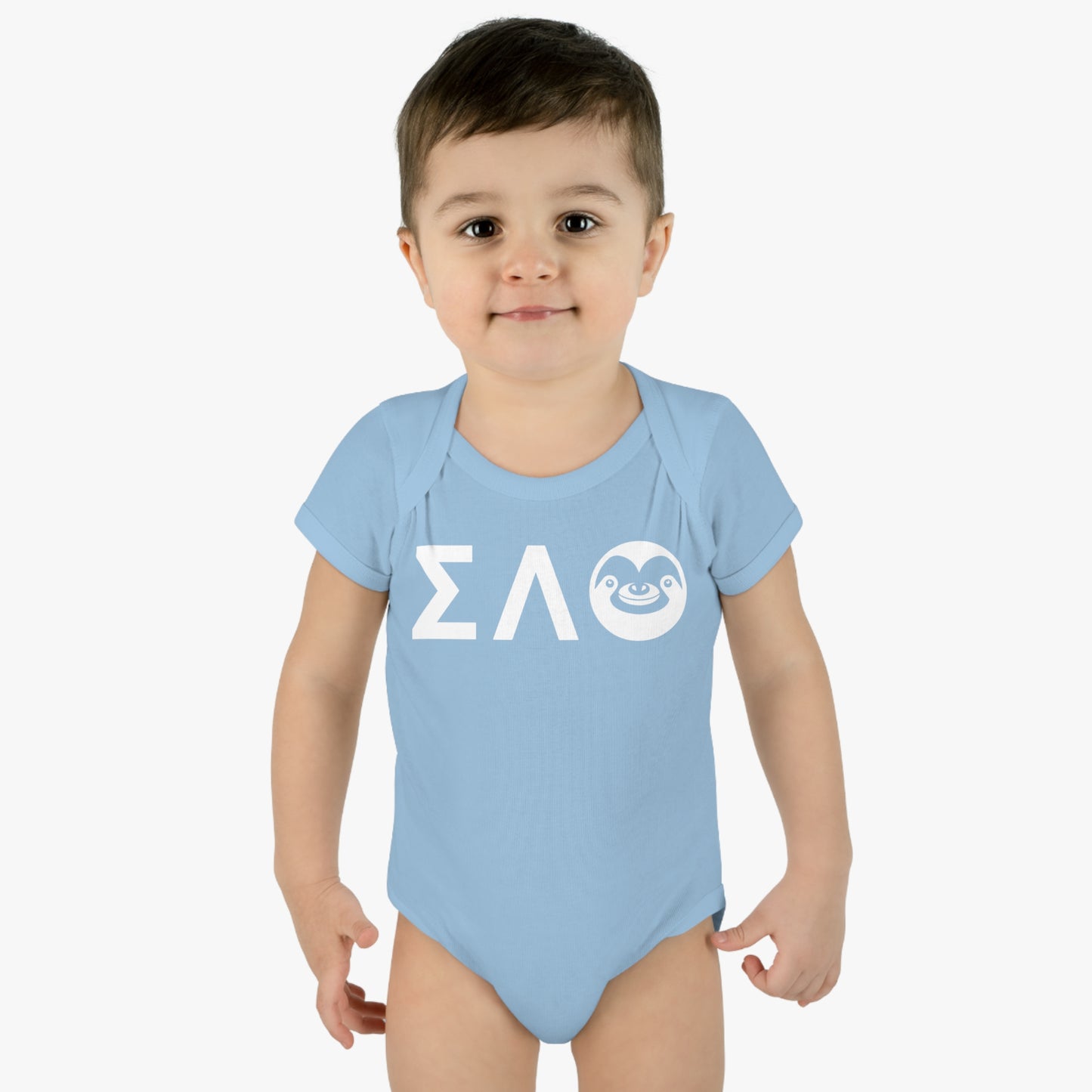Slotherhouse Greek Infant Baby Rib Bodysuit