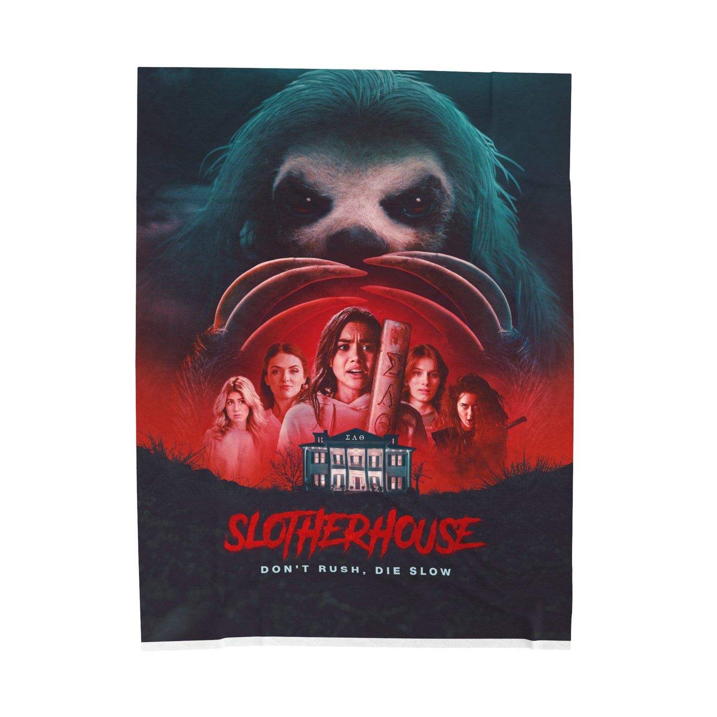 Slotherhouse Theatrical Poster Velveteen Plush Blanket