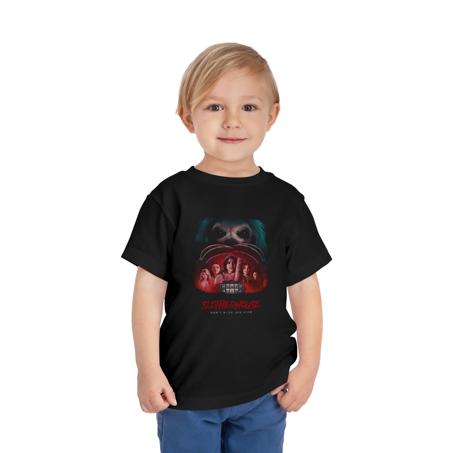 Toddler Slotherhouse Movie Short Sleeve Tee