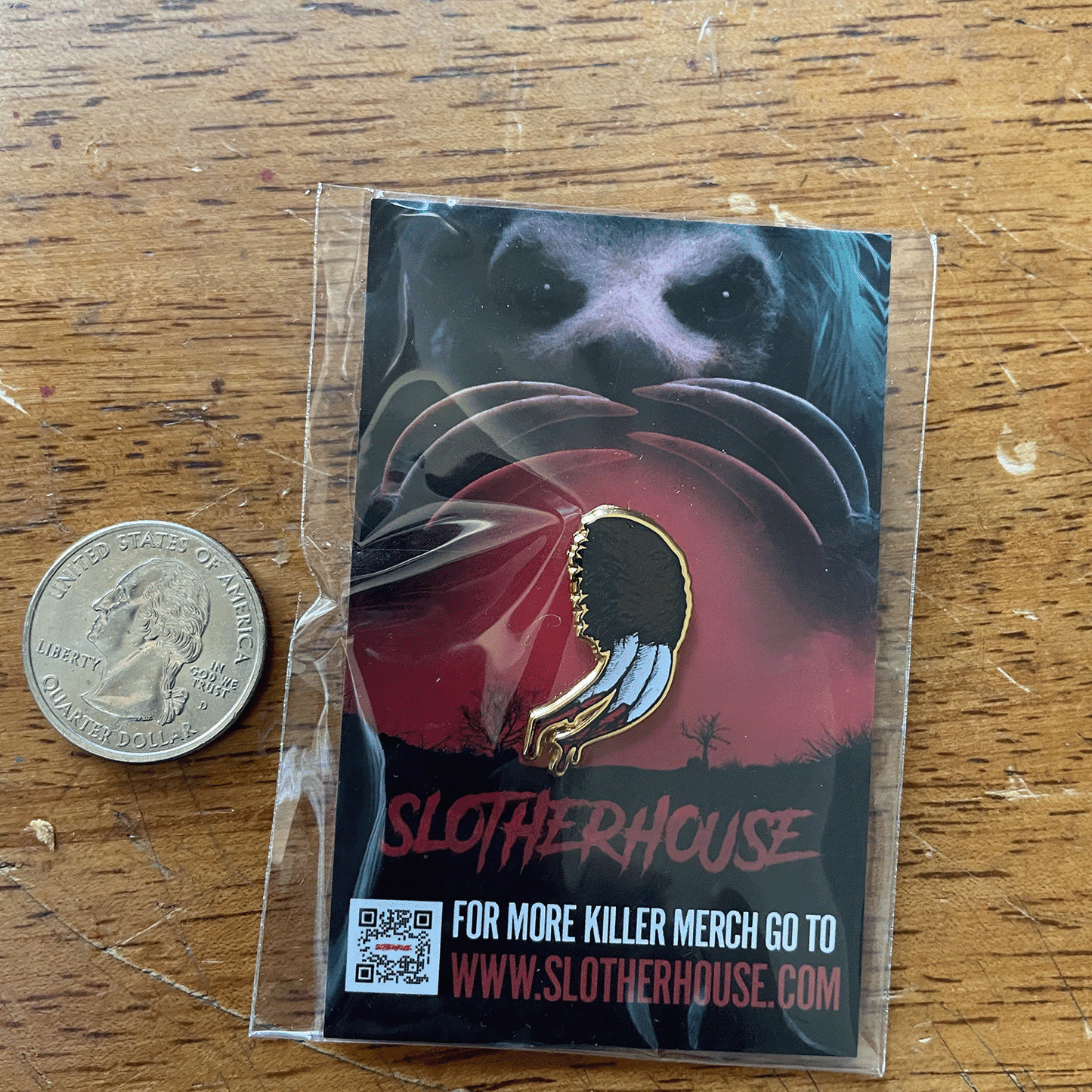 Slotherhouse Official Enamel Pin