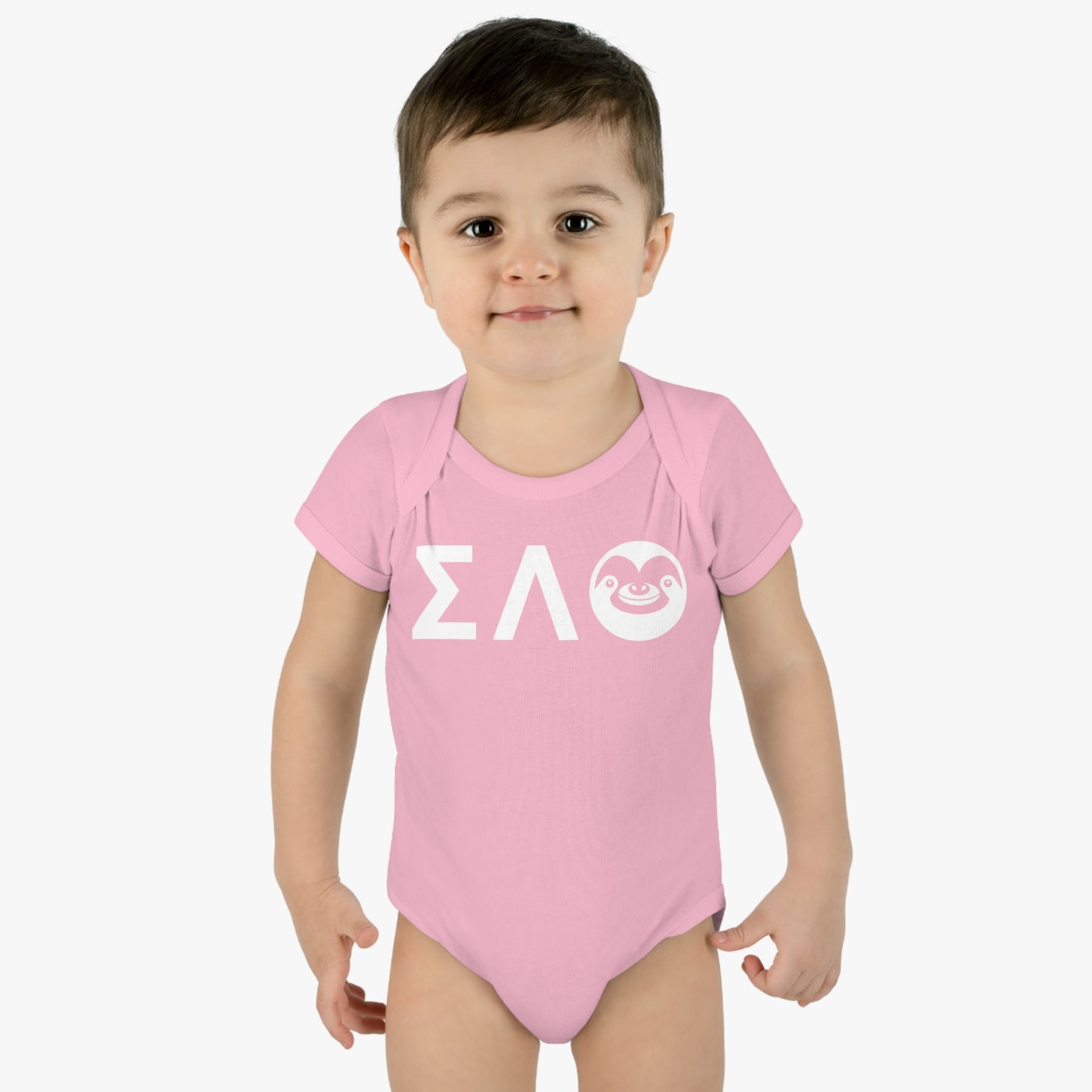 Slotherhouse Greek Infant Baby Rib Bodysuit
